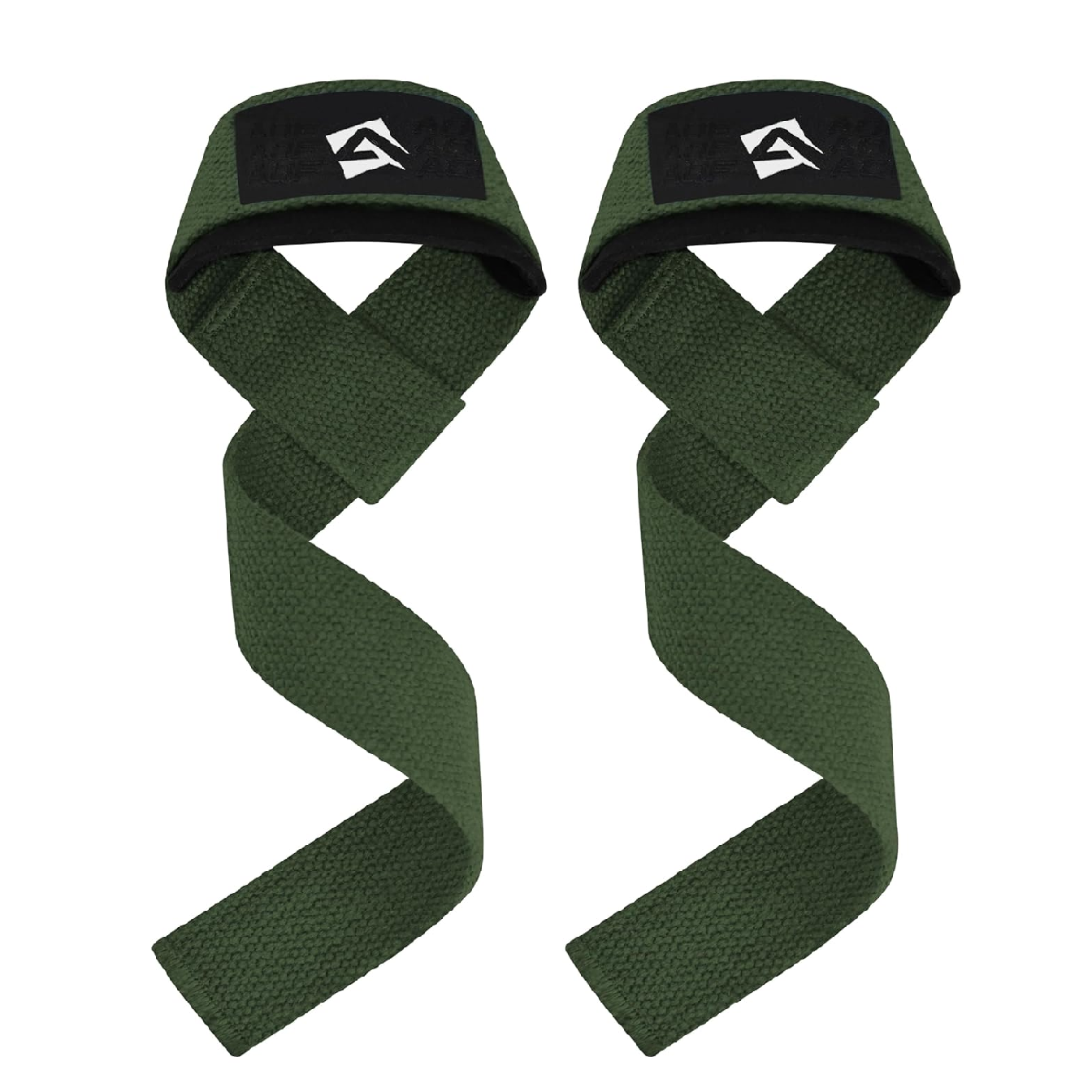 Weight Lifting Straps 60cm – Cotton Gym Wrist Straps with Padded Gel Grip Support