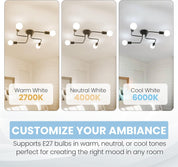 Sputnik Ceiling Light 8-Light Adjustable Modern Flush Mount
