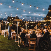 100FT Outdoor LED String Lights, Waterproof, 52 Bulbs