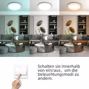 28W RGB LED Round Ceiling Light – Remote Control