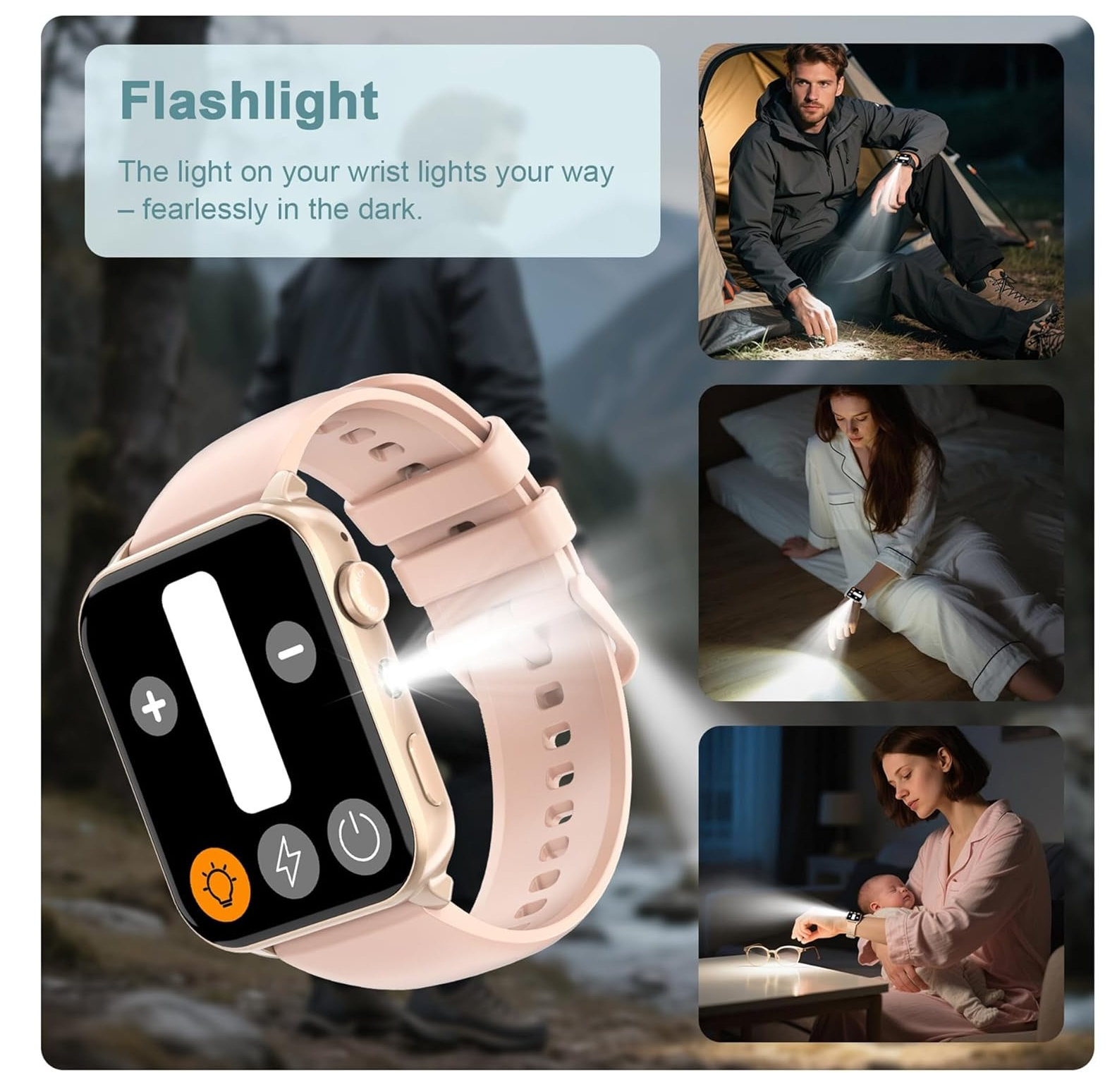 Smart Watch for Women – 1.91" HD Fitness Tracker with Calls, Heart & Sleep Monitor