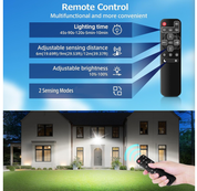 Motion Sensor Security Lights with Remote