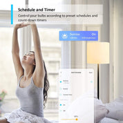 Smart Bulb, Smart Wi-Fi LED Light, B22, 60W, Energy saving, Works with Amazon Alexa and Google Home, Colour-Changeable, No Hub Required Tapo L530B(2-pack)[Energy Class F], Multicolor
