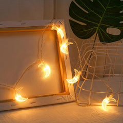 Moon Fairy Lights, 6M 40 LEDs USB String Lights for Indoor & Outdoor Décor