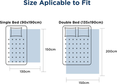 Bedsure Sherpa Fleece Throw Blanket – Soft Cozy Warm Jacquard Sofa & Bed Throw, Grey 130x150 cm