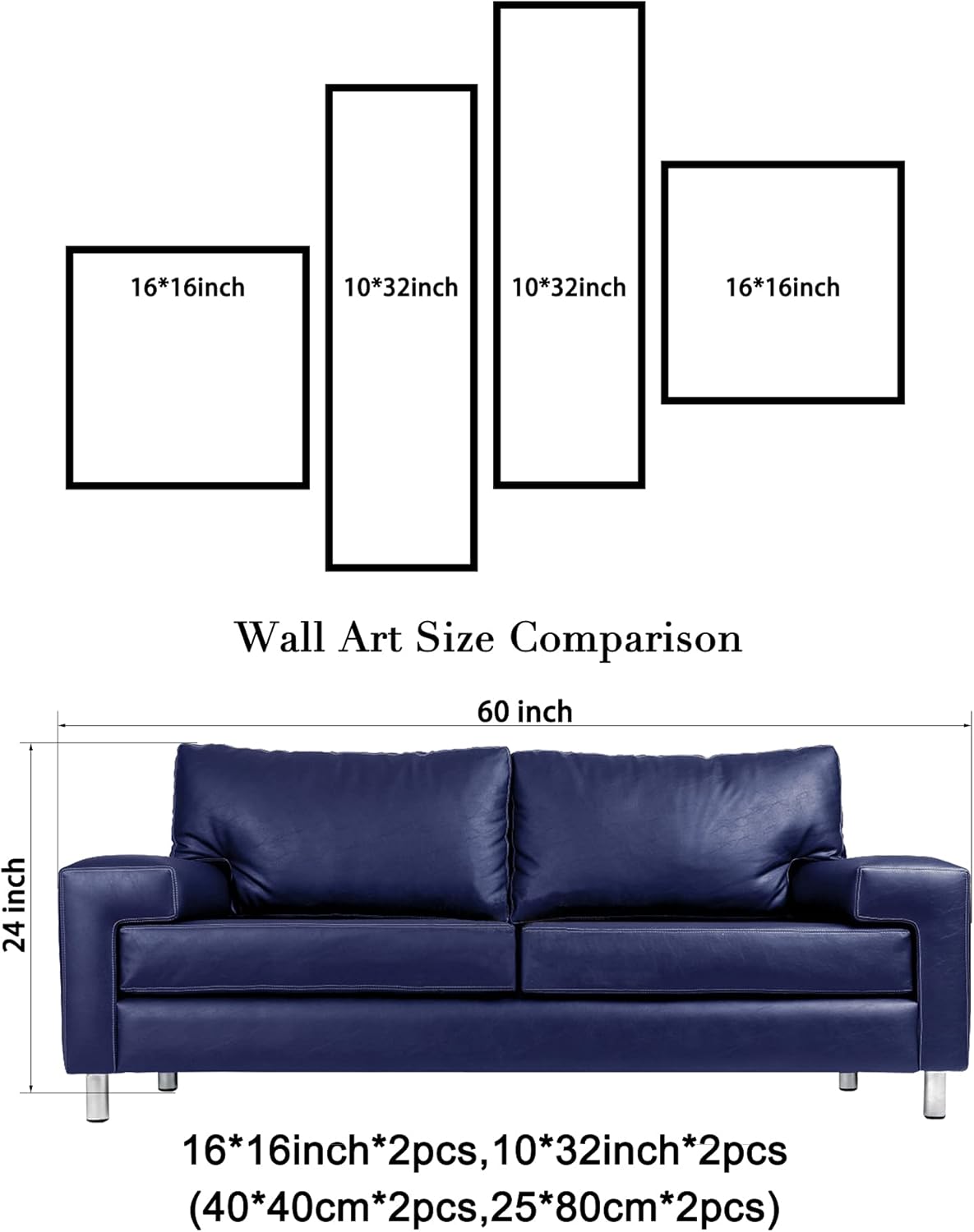 4 Panel Hand-Painted Floral Oil Canvas Wall Art