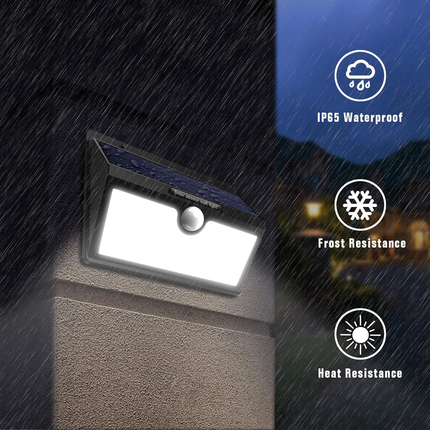 Solar Motion Sensor Light – 78 LED Outdoor Waterproof Wall Light with 3 Modes, Wireless & Solar Powered for Garden, Yard, or Pathway