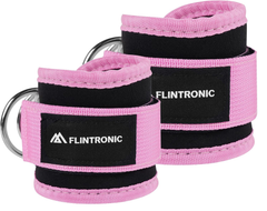 Adjustable Ankle Straps for Cable Machine – Padded Gym Cuffs with Dual D-Rings