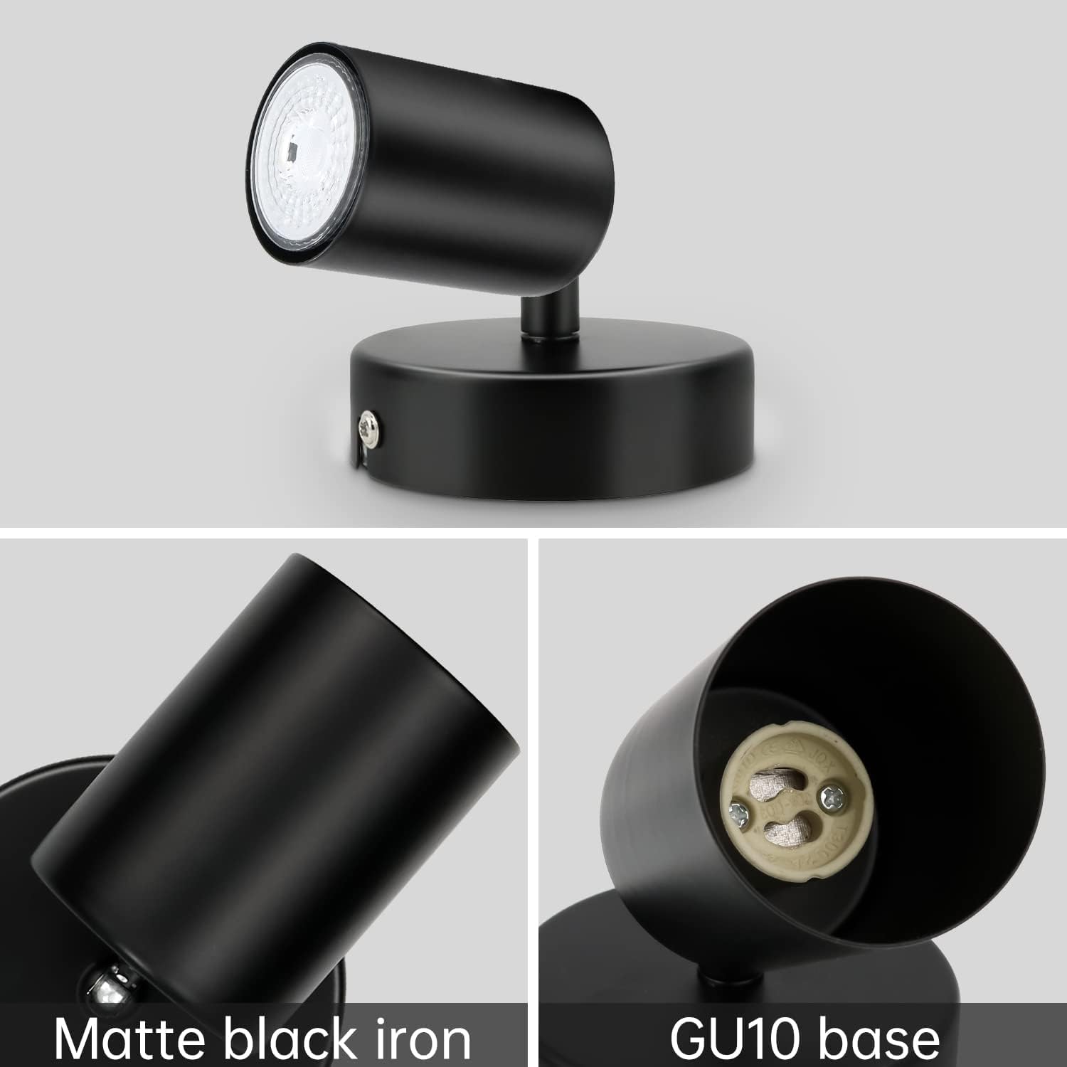 Adjustable Spot Light with GU10 Socket