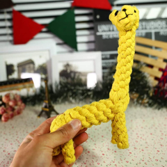 Giraffe Rope Chew Toy for Dogs – Teething, Training & Boredom Relief for Puppies