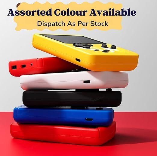 Handheld Game Console 3.0" Screen with 400+ Classic Games, Rechargeable & TV Out