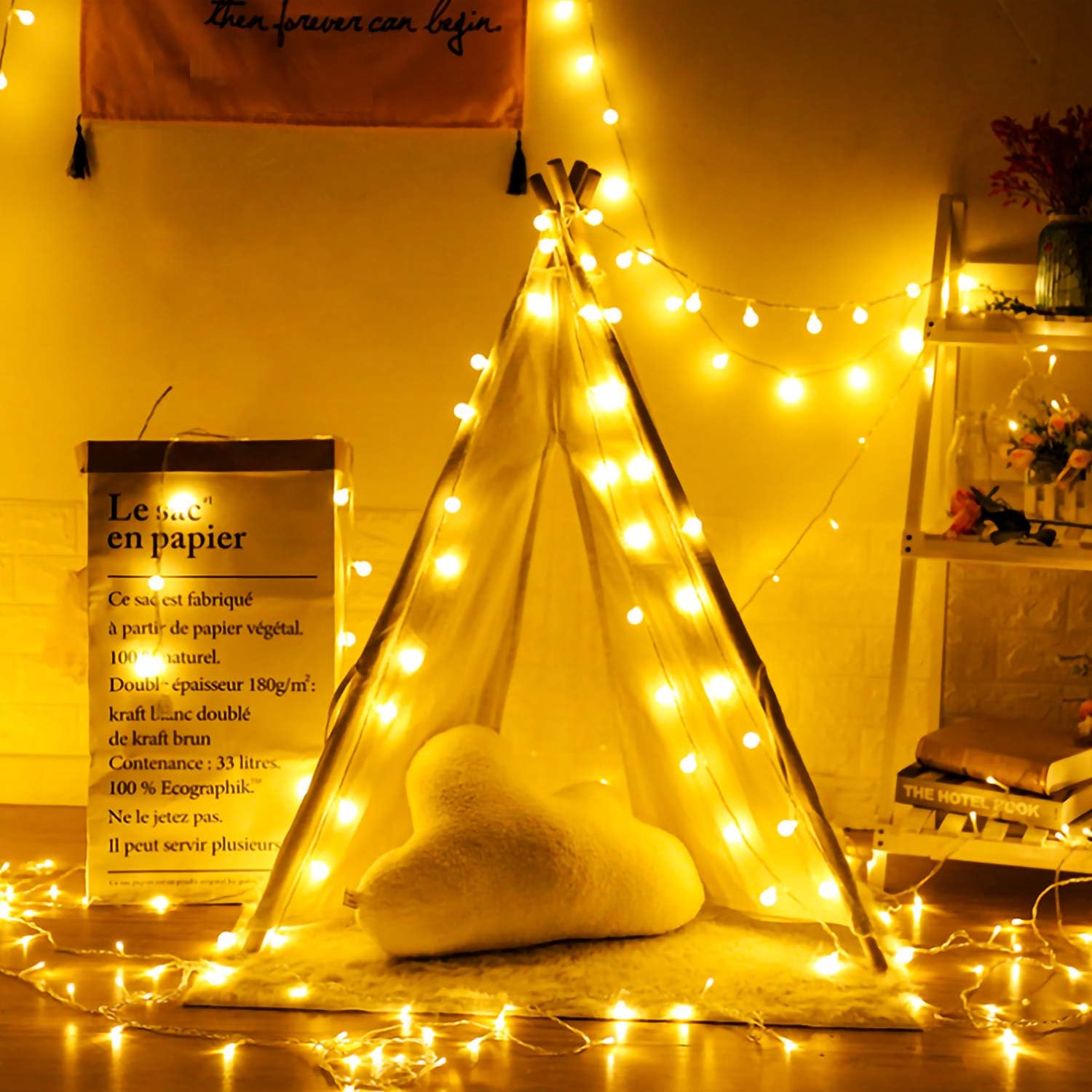 6M Globe Fairy Lights – 40 LED Battery String
