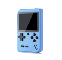 Portable Handheld Game Console with 800 Retro Games, TV Output & 2-Player Mode (Blue)