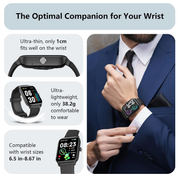 Smart Watch for Men & Women – 1.8" HD Display, Alexa Built-in, Calls, Fitness Tracker