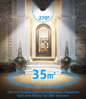 4 Pack Solar Motion Sensor Lights