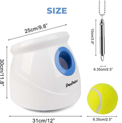 Automatic Dog Ball Launcher, Rechargeable Fetch Machine for Large Dogs (10–40Ft)