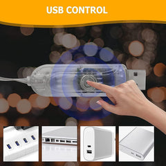 USB Fairy Lights 10M 100LED, Colour Changing, Remote Control