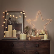 White Rose Fairy Lights – 1.4m Battery Operated
