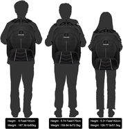55L Extra Large Laptop Backpack – TSA Travel Rucksack with USB Port, 18.4 Inch