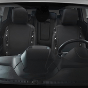 Luxury Bling Leather Car Seat Covers – 2PCS Front Shiny Diamond Set