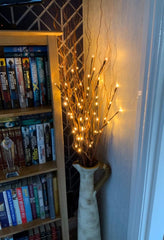 3PK White Birch Twig Lights with 60 LEDs – 76cm