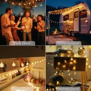 50 LED Globe String Lights with Remote Control