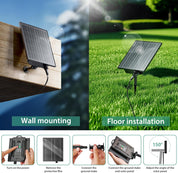 56FT Solar Garden Festoon Lights with Remote