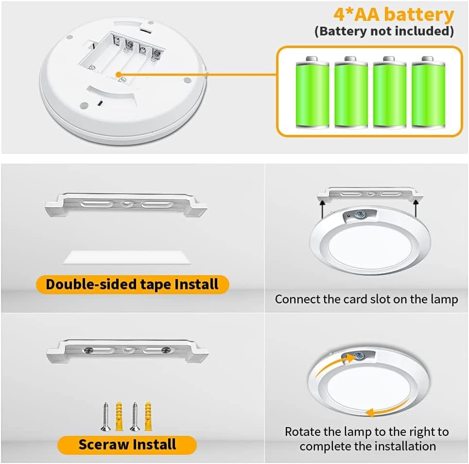 Motion Sensor Ceiling Light for Shed