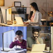 Dimmable LED Desk Lamp with USB Charging