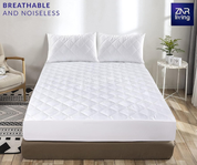 Super King Waterproof Mattress Protector – 40cm Deep, Breathable, Noiseless Cover