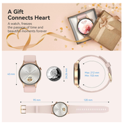 Smart Watch for Women – 1.32" AMOLED Display, Calls, Fitness Tracker, 3ATM Waterproof