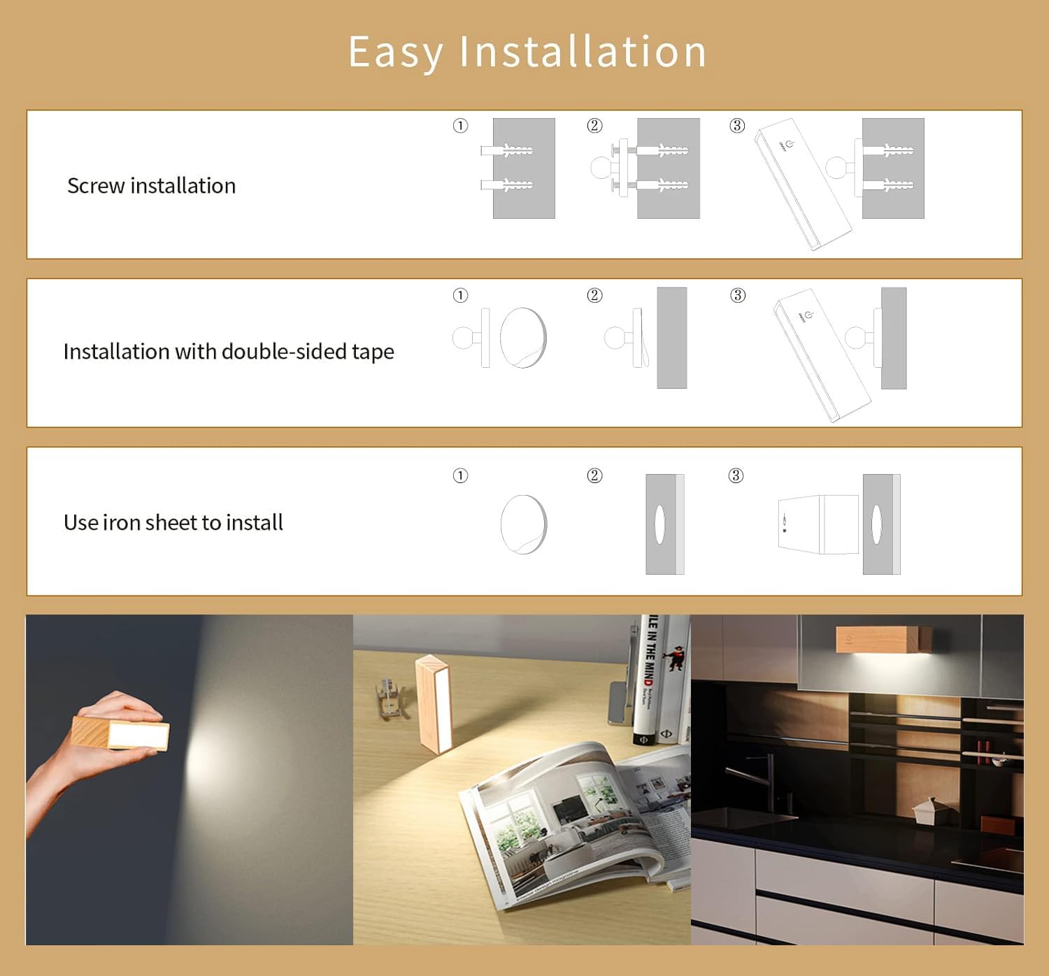 Portable Wall Mounted Lamp