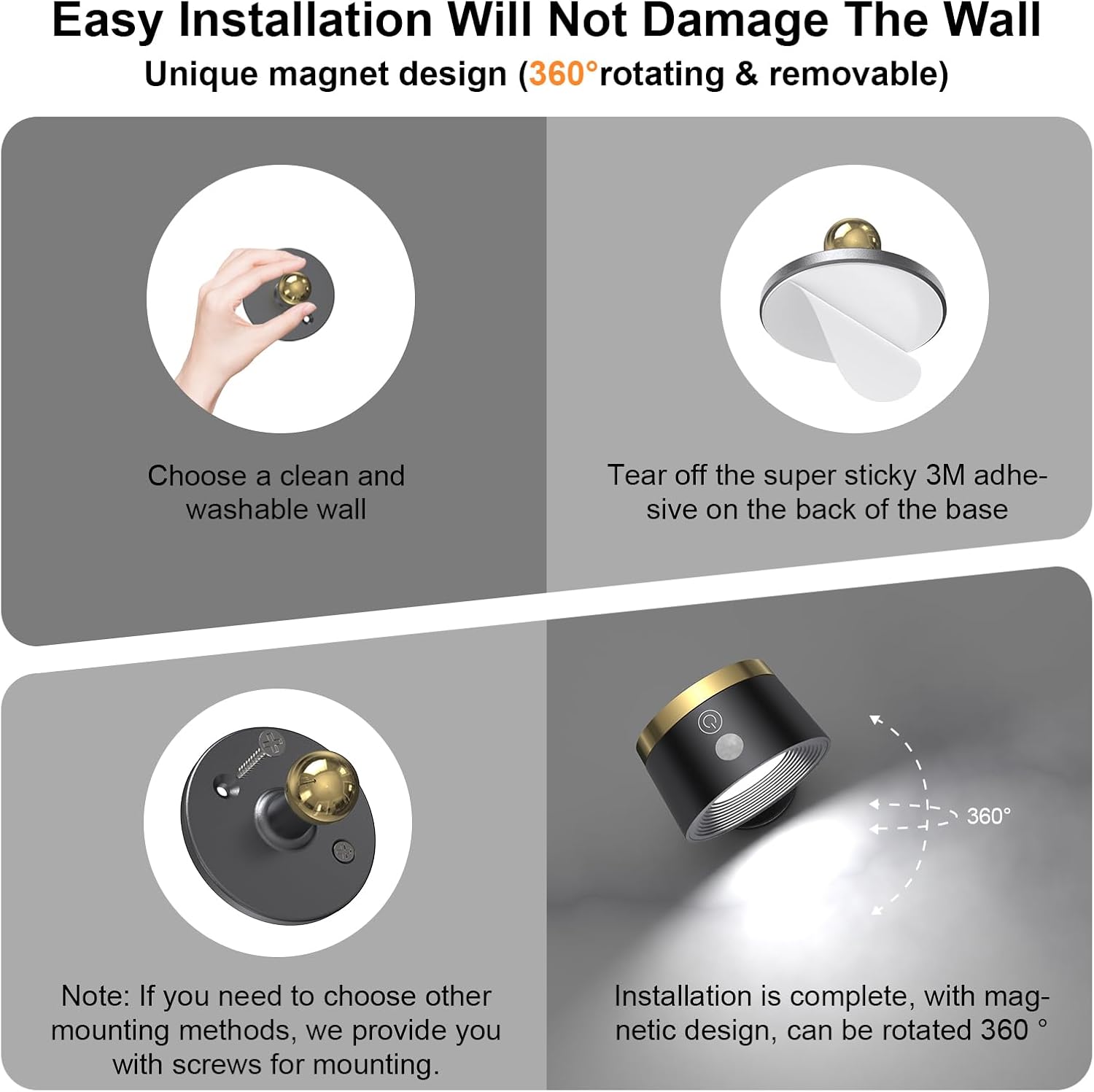 2 Pack Picture Spotlights With Remote