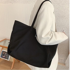 Women’s Canvas Tote Bag – Casual School Handbag & Crossbody Shoulder Bag