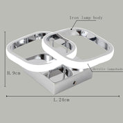 22W Square Motion Sensor Ceiling Light
