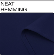 Thermal Blackout Eyelet Curtains with Tiebacks – 46x72 Inch, Navy Blue, 2 Panels