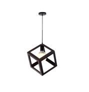 3-Light Cube Pendant Lamp – Modern Retro Chandelier for Bedroom, Living Room & Dining Room