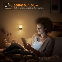 Dimmable Plug-in Motion Sensor Night Light, 3000K