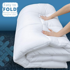 Luxury 4-Inch Mattress Topper Double Bed – Quilted, Breathable & Hotel Quality