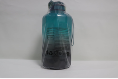 2.2L Large Sports Water Bottle with Time Markings – Leakproof, Dishwasher Safe