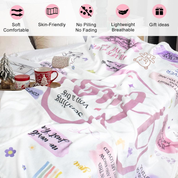 Best Friend Gift Blanket for Women – Flannel Hug Throw, 150x130cm, Birthday & Christmas Present