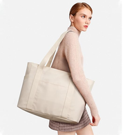Women’s Large Work Tote Bag with 15.6” Laptop Compartment & Travel Sleeve