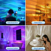 Aurora Galaxy Projector Light with Remote and Timer