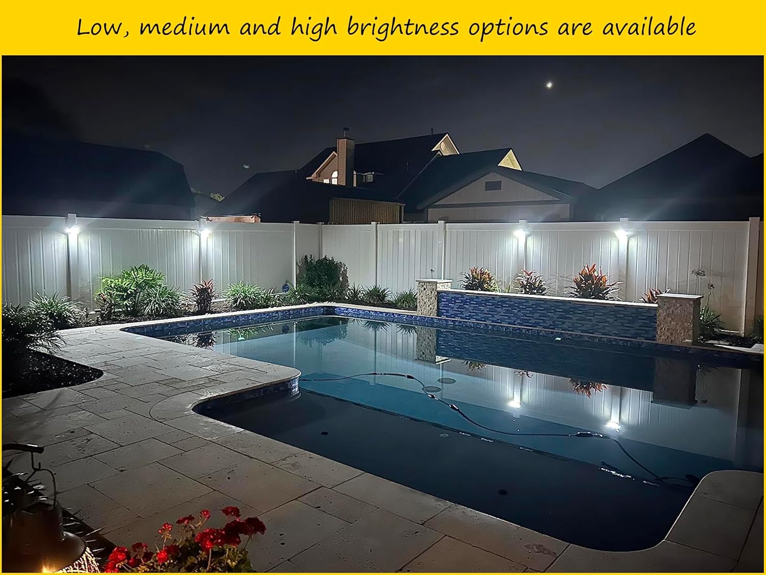 4 Pack Solar Motion Lights – 2000LM Outdoor Security