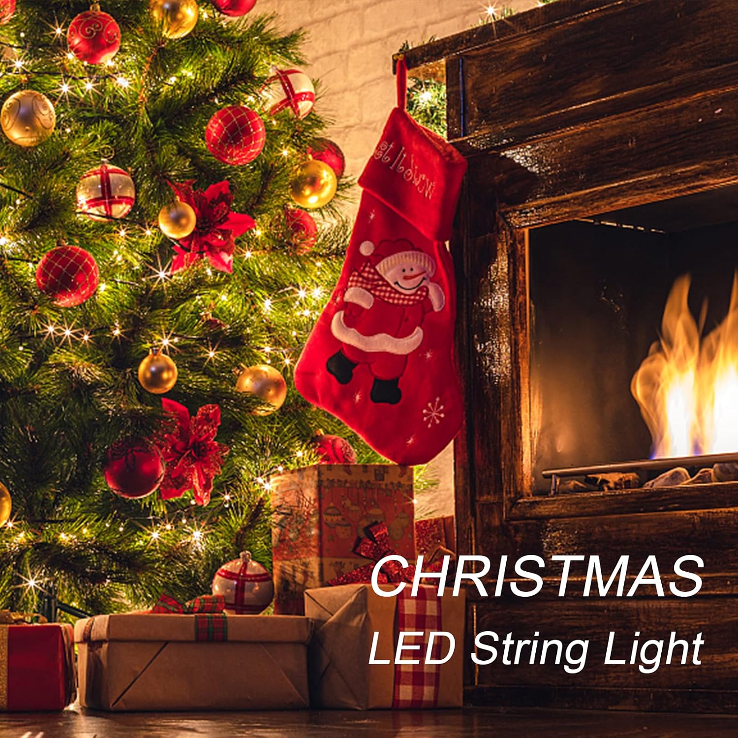 50 LED Battery Fairy Lights – Warm White Copper Wire