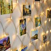 LED Net Fairy Lights – 270 Warm White, 8 Modes