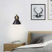 Adjustable Black Bronze Swing Arm Wall Lamp E27