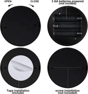 Wireless RGB LED Spotlights with Remote Control, Timer Wall Lights for Hallway, Cupboards  – 2 Pack