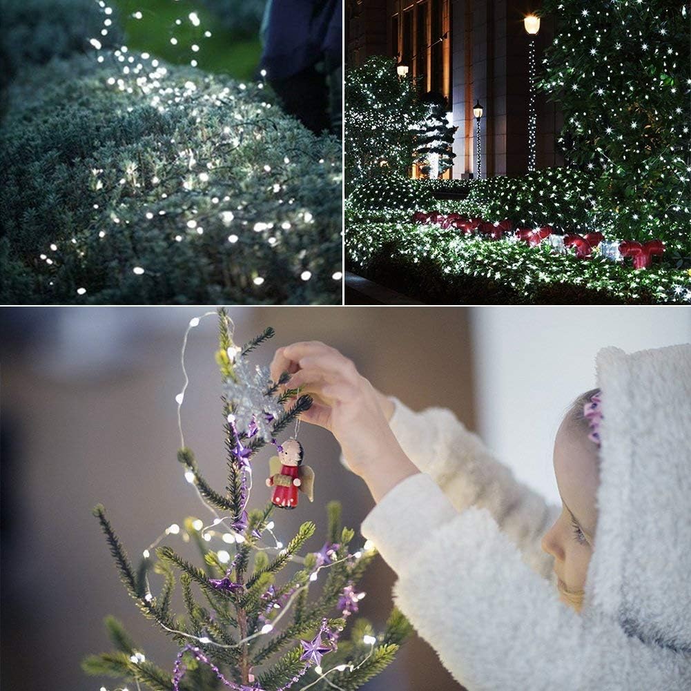 LED String Lights Battery Powered [2 Pack] – 100 LEDs 33ft Fairy Lights