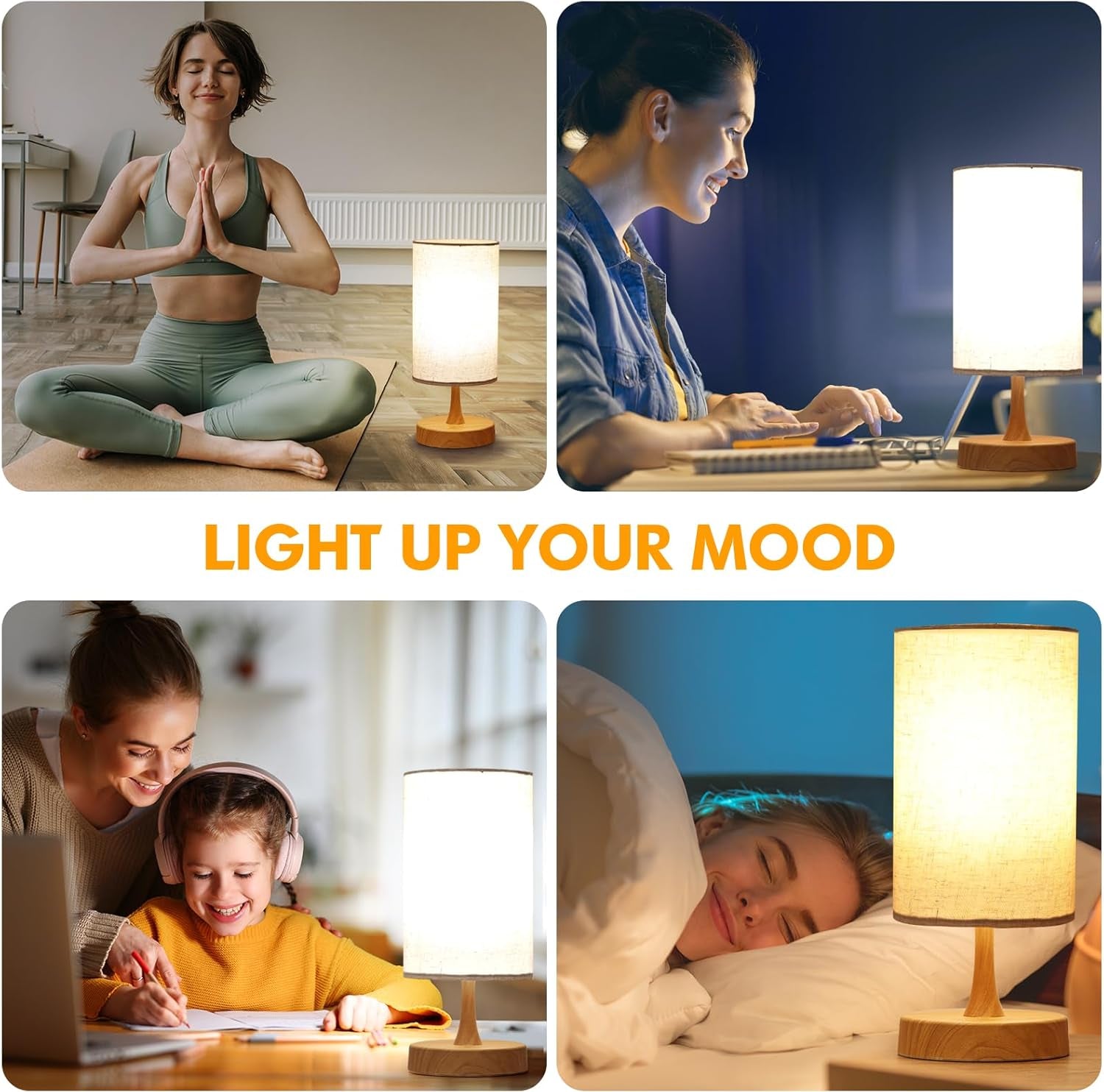 SAD Light Therapy Lamp with Remote – 10,000 Lux UV-Free Full Spectrum Light